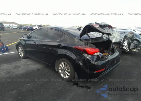 2015 Hyundai Elantra Se z USA, uszkodzony, nr VIN 5NPDH4AE4FH622625